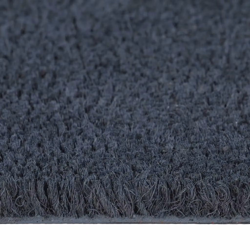 Berkfield Home Tufted Coir Door Mats, 2 Pack, Dark Grey, W: 40 cm, D: 60 cm – 4