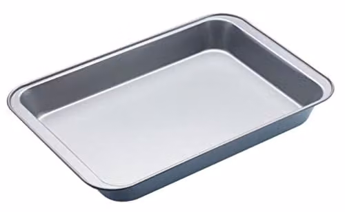 KitchenCraft Non-Stick Carbon Steel Rectangular Baking Sheet, Grey, W: 31.5 cm, D: 20 cm