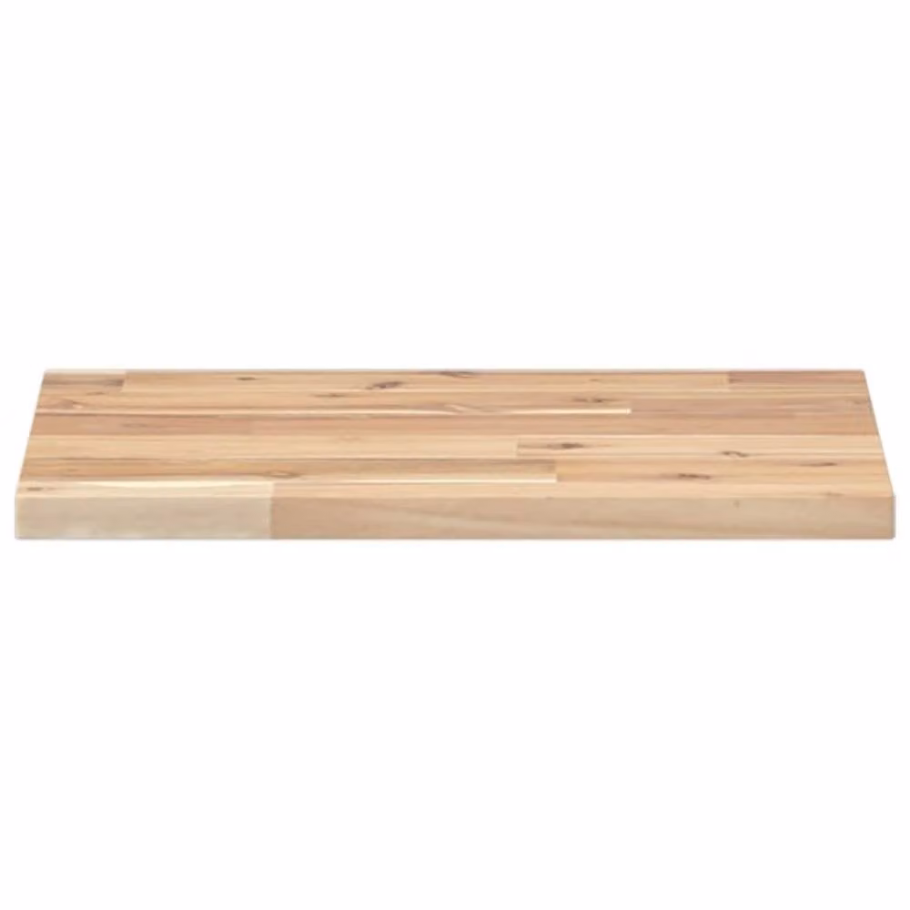Berkfield Home Rectangular Solid Wood Acacia Table Top, Brown, W/D/H: 60 x 30 x 2 cm – 2