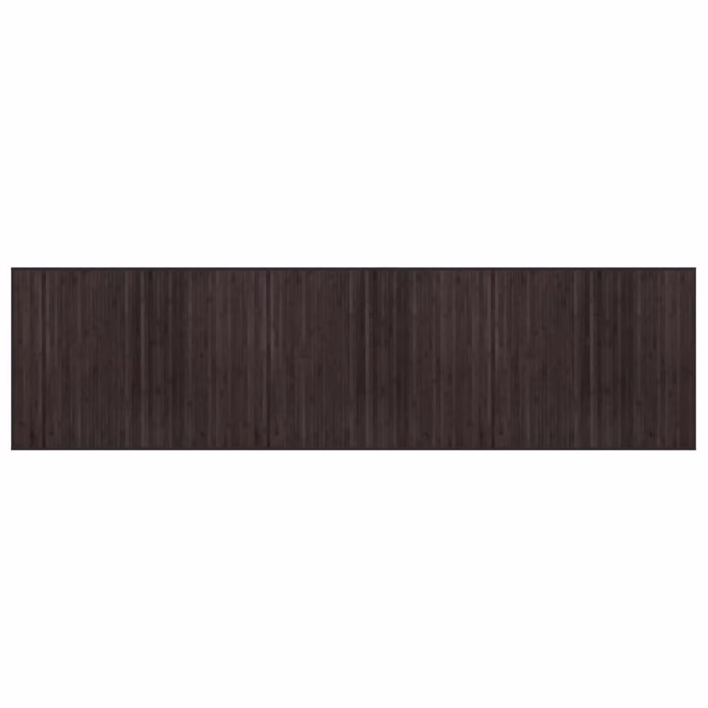 Berkfield Home Rectangular Bamboo Rug in Brown, W: 80 cm, L: 300 cm – 3