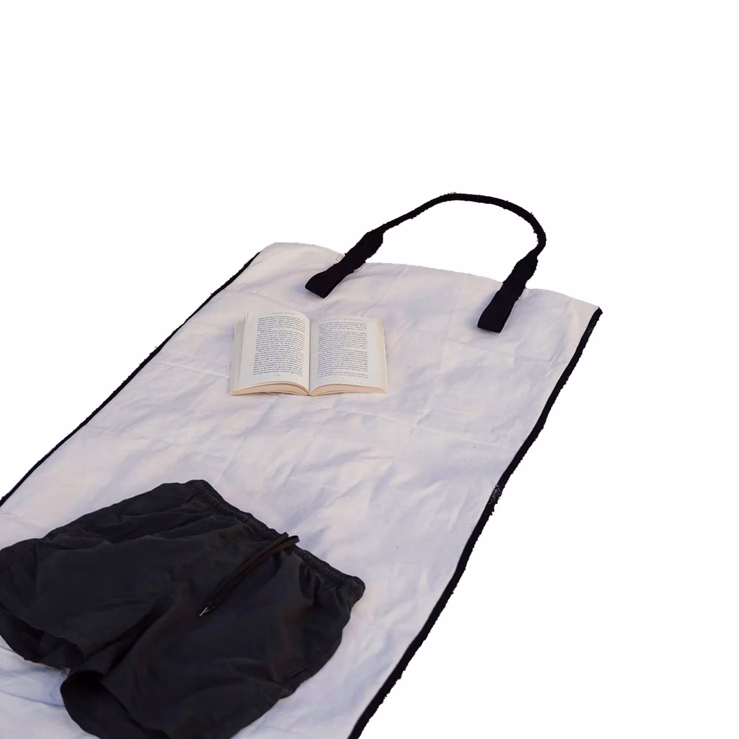 Vinga Volonne Aware Padded Canvas Beach Mat in White with Carry Handle – 2