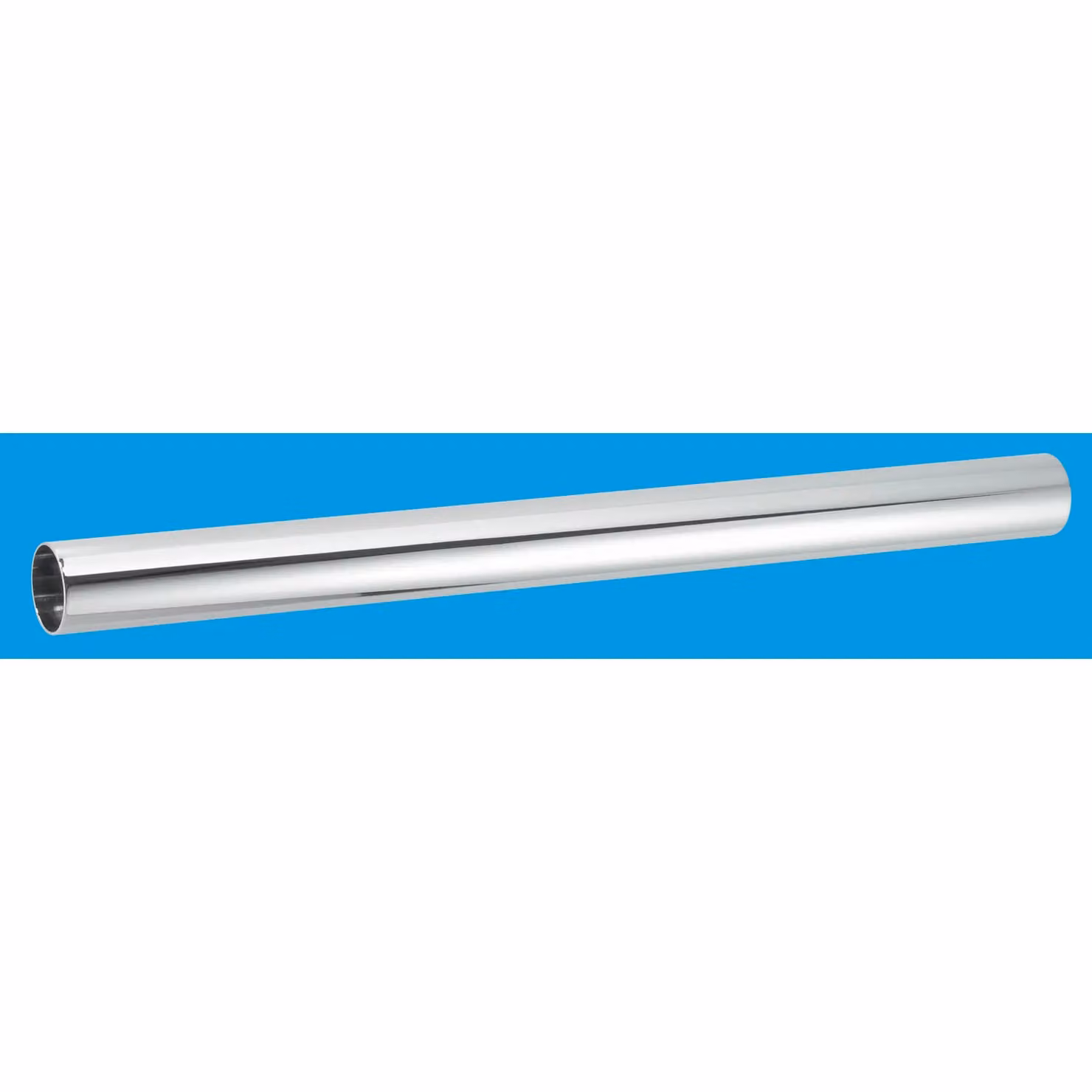 McAlpine 32mm Chrome Plated Brass Waste Pipe in Silver – 2