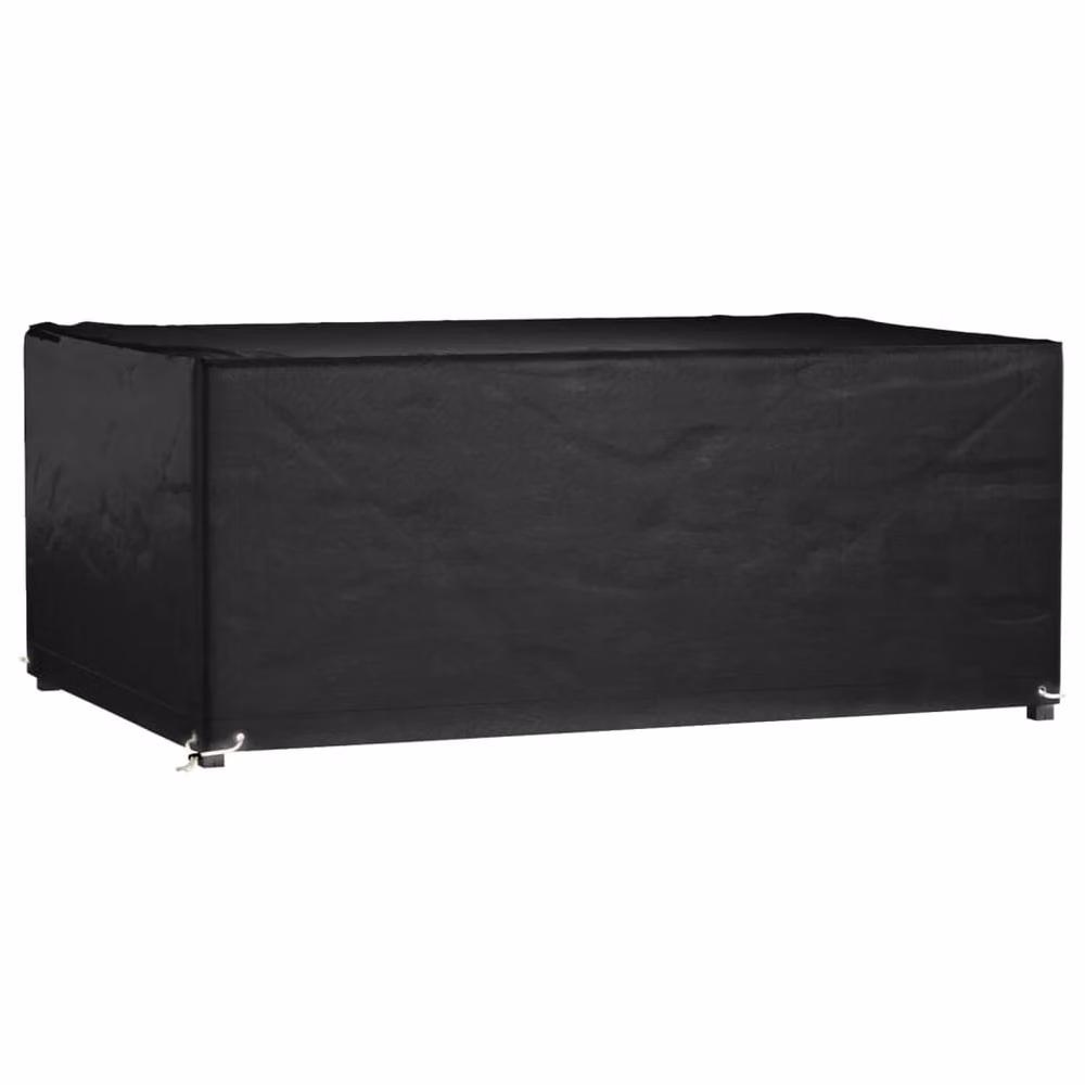 Berkfield Home Rectangular Garden Furniture Cover with 8 Eyelets, Black, W: 180 cm, D: 122 cm, H: 75 cm – 2