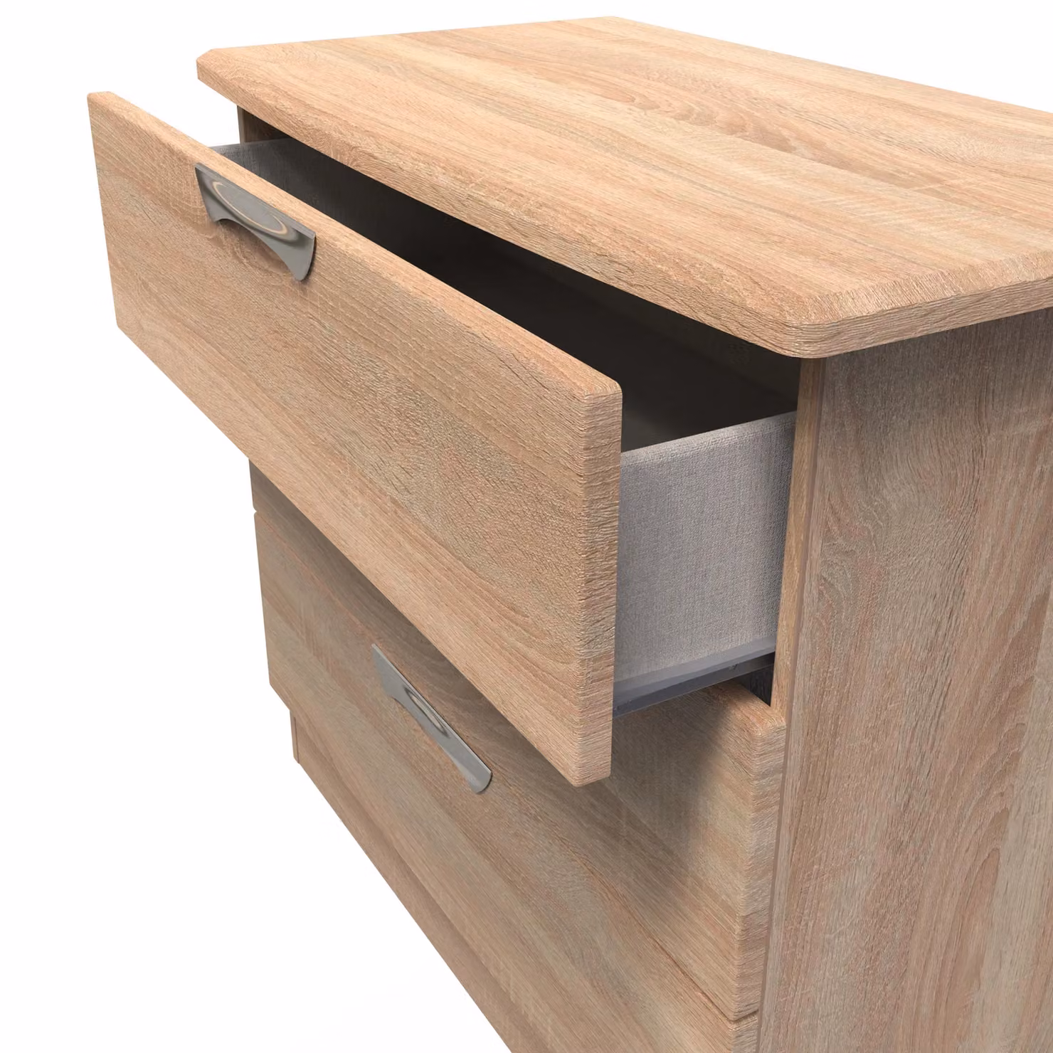 Ready Assembled 2 U Holborn 3 Drawer Chest in Light Oak – 3
