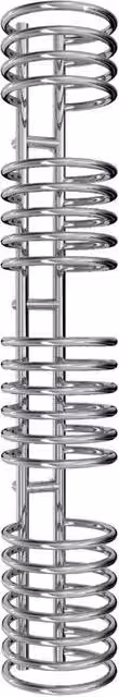 Bathroom Kingdom Claro Chrome Heated Towel Rail, Silver, W: 30 cm, H: 160 cm – 2