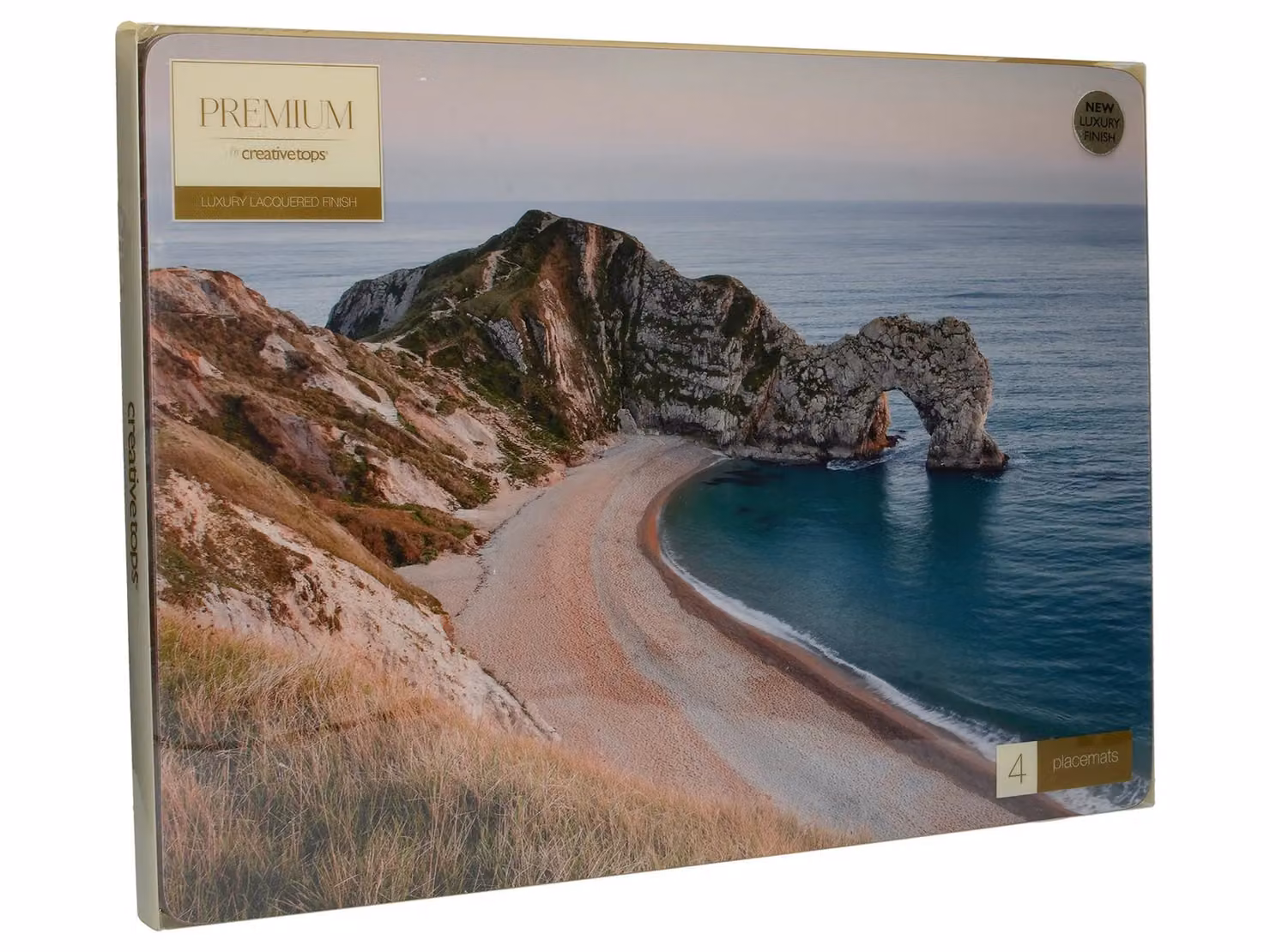 Creative Tops Durdle Door Premium Large Cork-Backed Placemats, Set of 4, Multicolour, W: 40 cm, D: 29 cm – 3