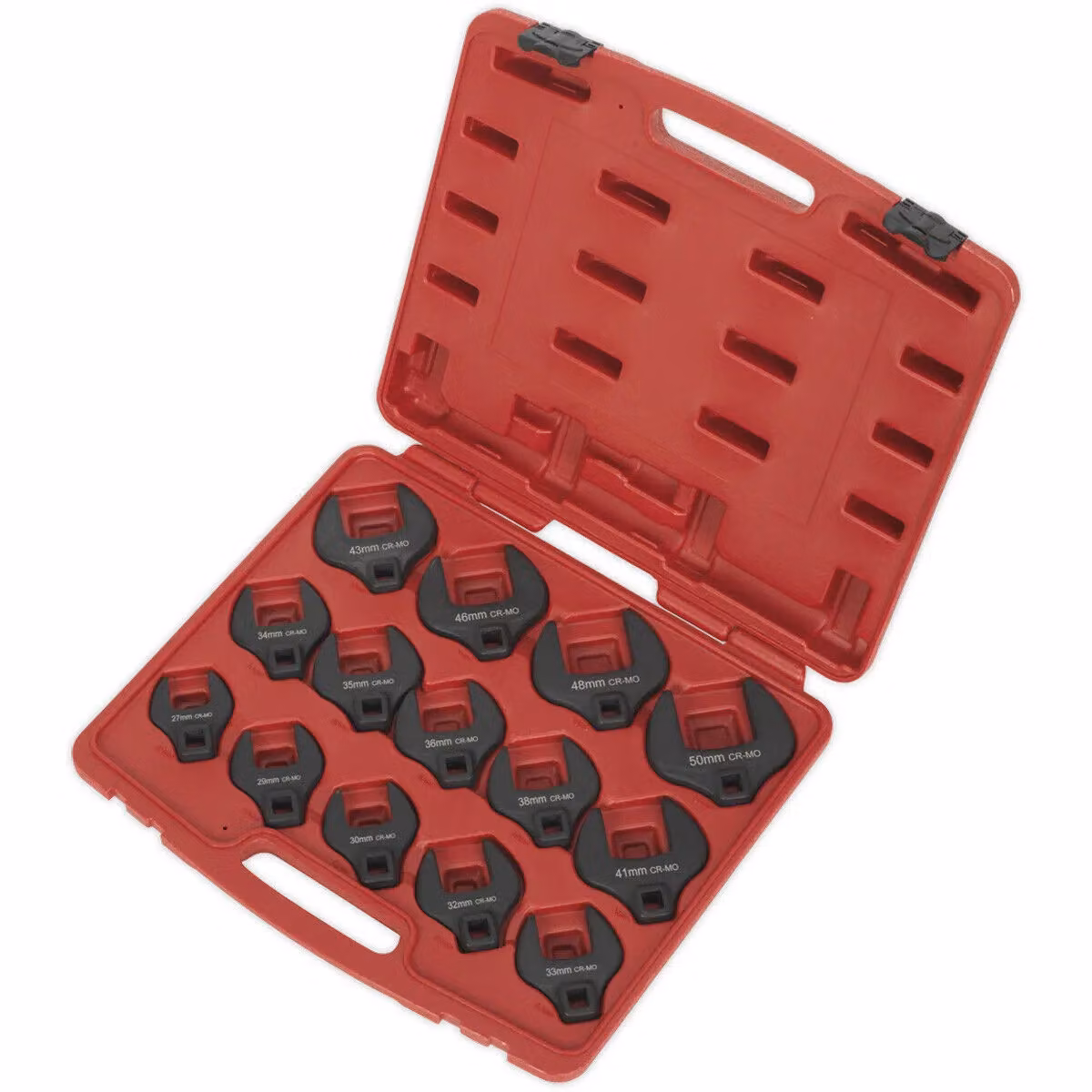 Loops 14pc Crows Foot Nut Spanner Socket Set with 1/2 inch Square Drive in Chrome Molybdenum Steel – 2
