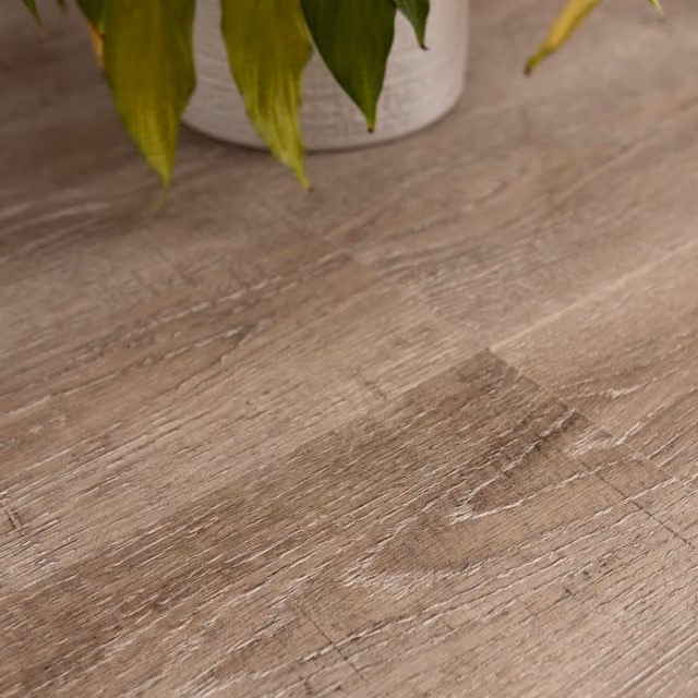 d-c-fix Rustic Oak Self-adhesive Wood Look Vinyl Floor Tiles, Brown