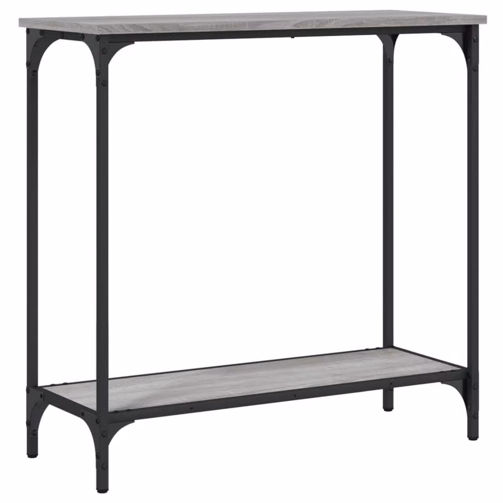 Berkfield Home Decorative Console Table in Grey Sonoma, W/D/H: 75 x 30.5 x 75 cm – 3