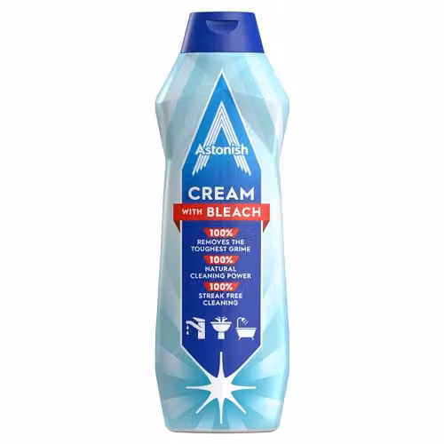 Astonish Multi-Purpose Deep Cleaning Cream Cleaner with Bleach, 450 ml
