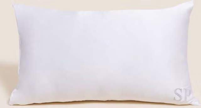 M&S Personalised White Silk Pillowcase