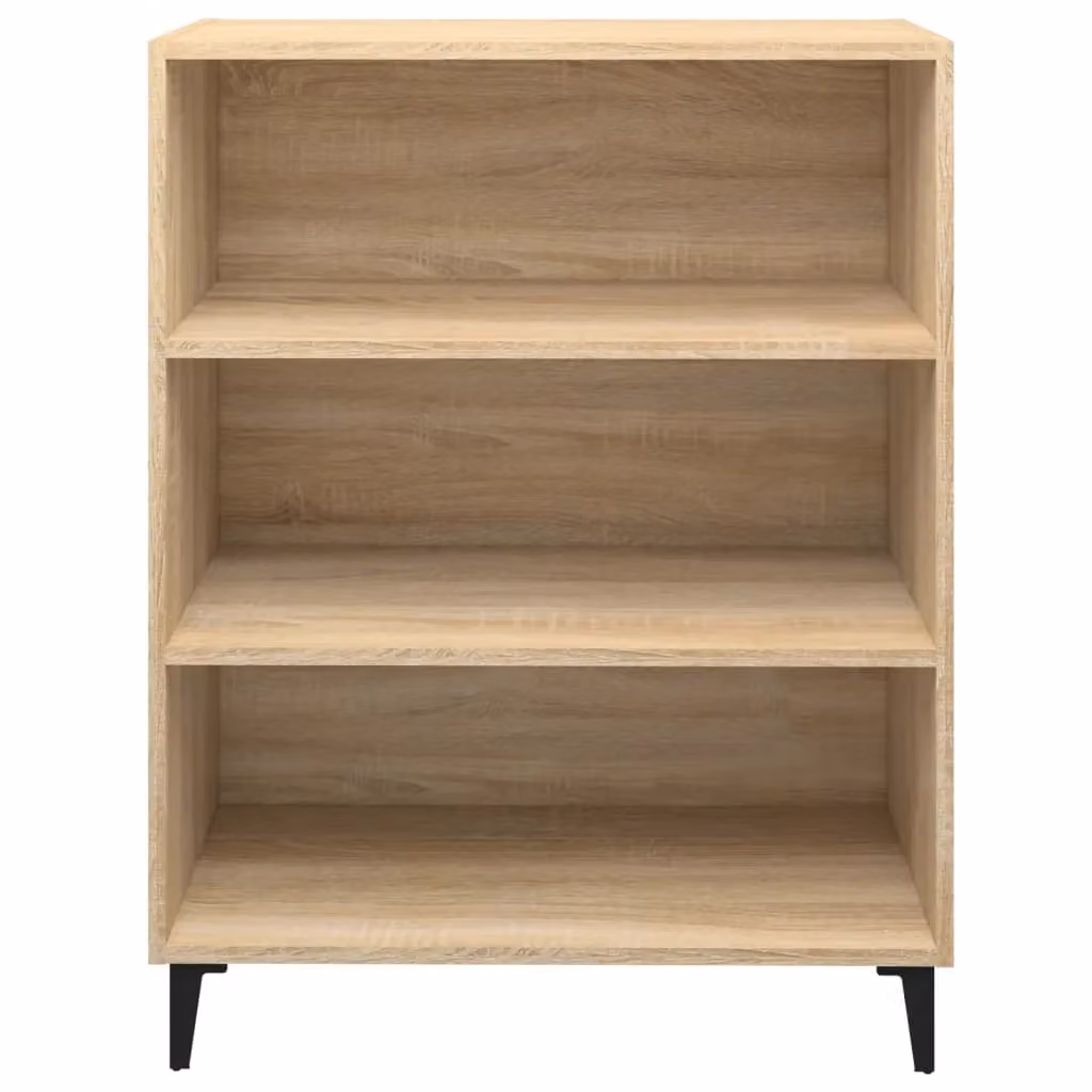 Berkfield Home Sonoma Oak Sideboard in Brown and Beige, W/D/H: 69.5 x 32.5 x 90 cm – 2