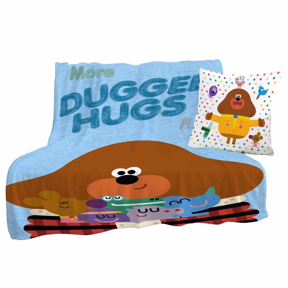 Hey Duggee Duggee Hugs Multicolour Fleece Blanket for Children – 2