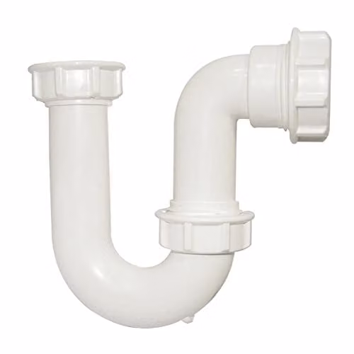 Floplast P Trap with 38mm Seal and 32mm Connection in White
