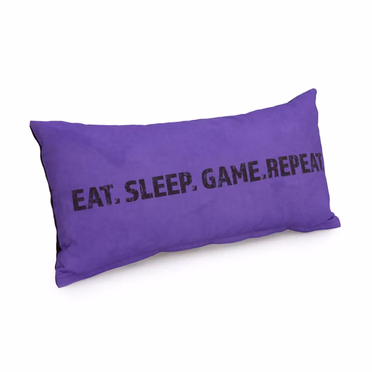 GameOver Store Gaming Cushion, Purple, W/D/H: 56 x 56 x 27 cm