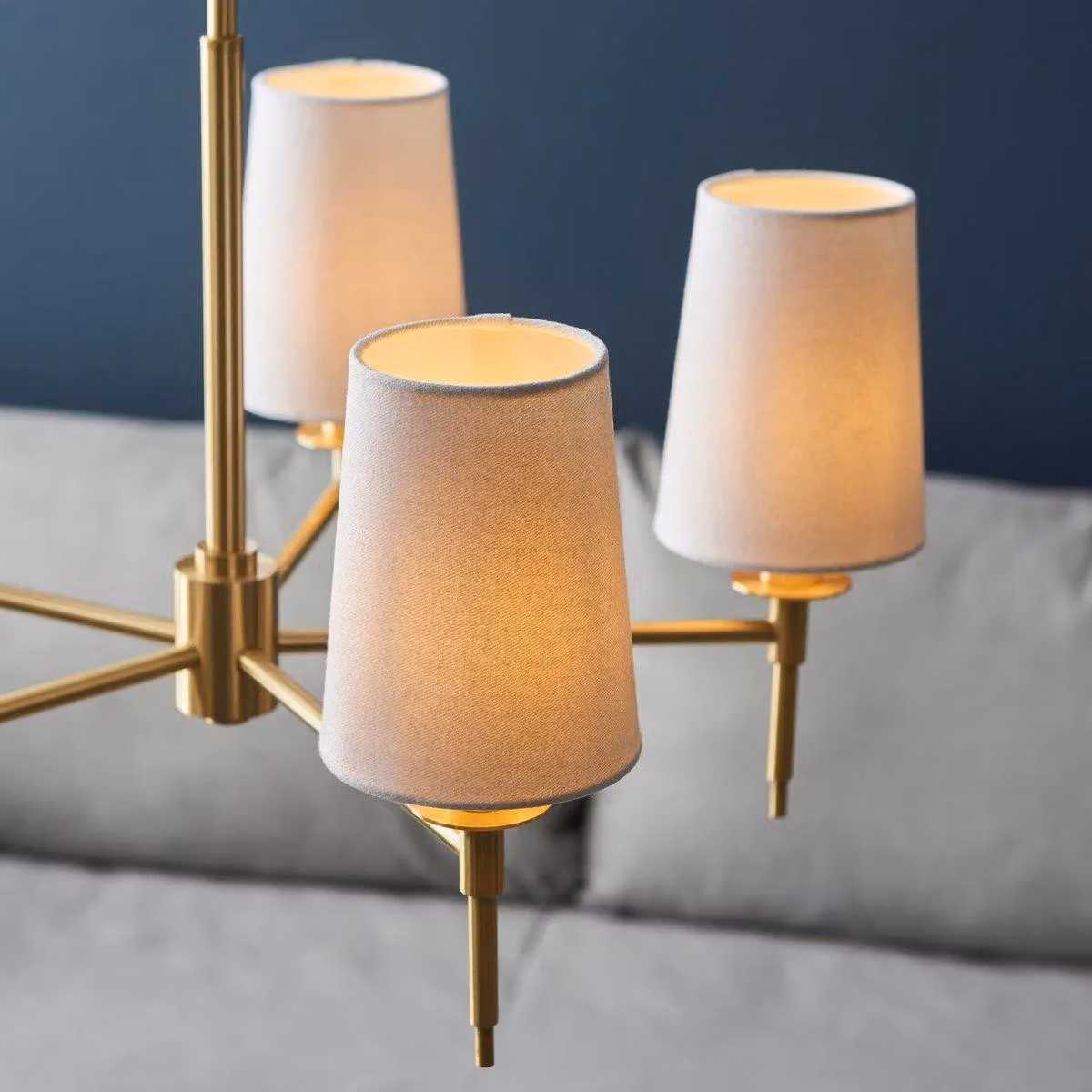 Netlighting Florence Dimmable 5 Light Multi Arm Pendant Ceiling Lamp in Yellow – 4