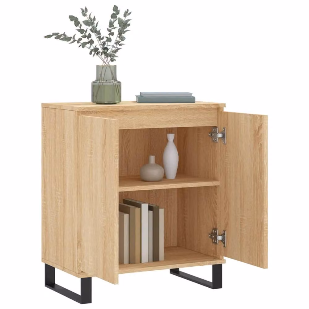 Berkfield Home Sonoma Oak Sideboard in Brown, W/D/H: 60 x 35 x 70 cm – 3