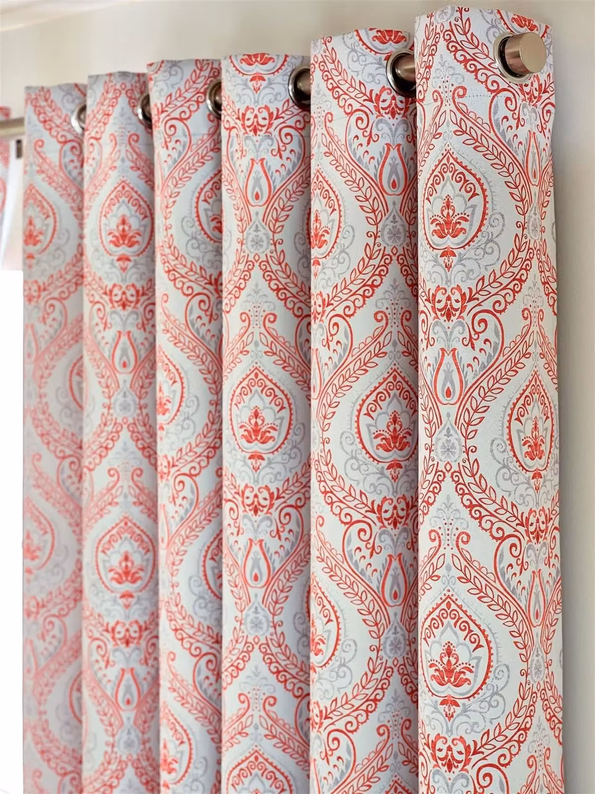 Luxury Living Victoria Blackout Thermal Insulating Room Darkening Curtains in Red, Width: 229 cm, Drop: 274 cm – 2
