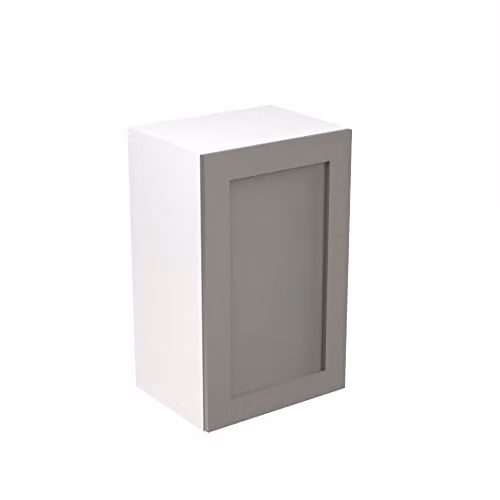Kitchen Kit Shaker Door Wall Cabinet in Dust Grey Matt, W: 45 cm, H: 72 cm