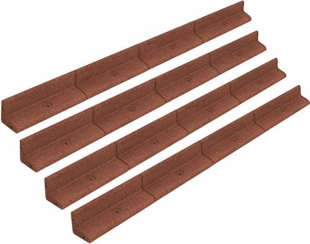 Monstershop Flexible Lawn Edging, 4.8m, Terracotta