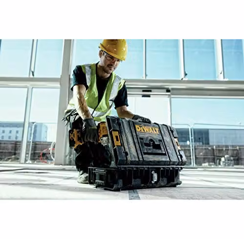 DeWalt DS150 Toughsystem Stackable Organiser Box in Black – 3