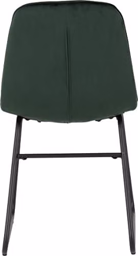 Seconique Athens Rectangular Dining Set with Concrete Effect Table and 4 Green Lukas Chairs – 3