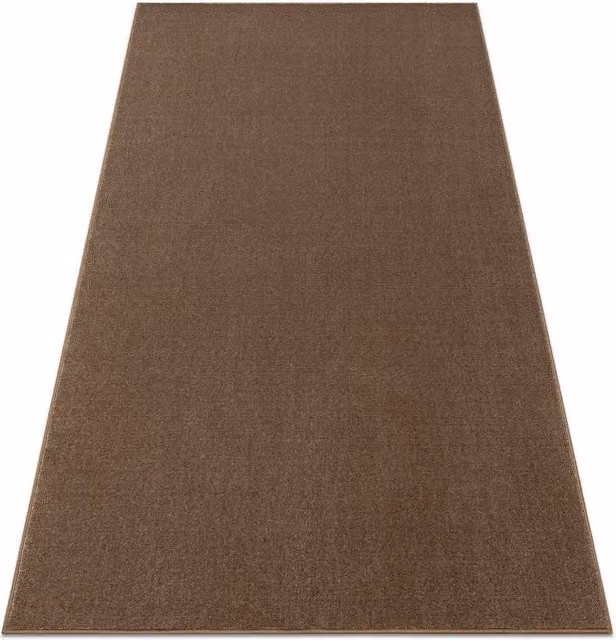 RugsX Seduction Brown Polyamide Rectangular Rug W: 100 cm, L: 350 cm