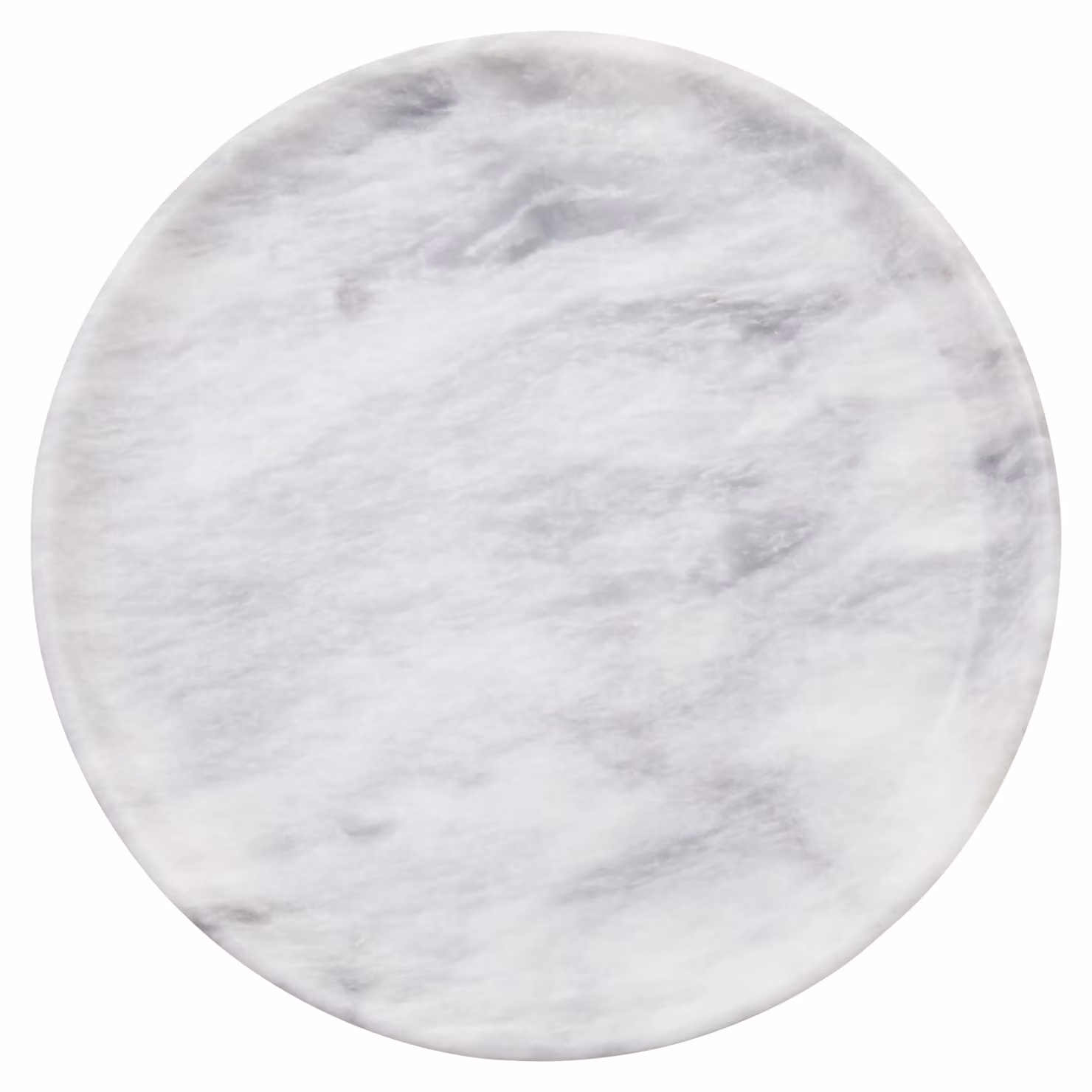 Orsina Marmore Round Marble Plate in White – 2