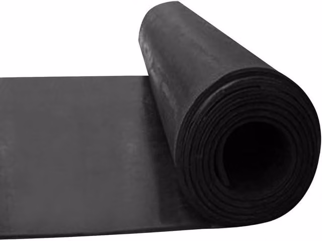 Ark Mat Heavy Duty Smooth Rubber Flooring Matting, Black, W: 2 m, D: 1 m, H: 0.5 cm