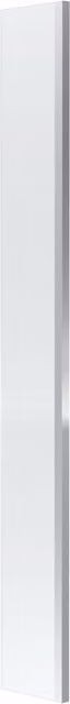 Balterley 8mm Single Panel Wetroom Return Screen, Silver, W: 21.5 cm, H: 185 cm