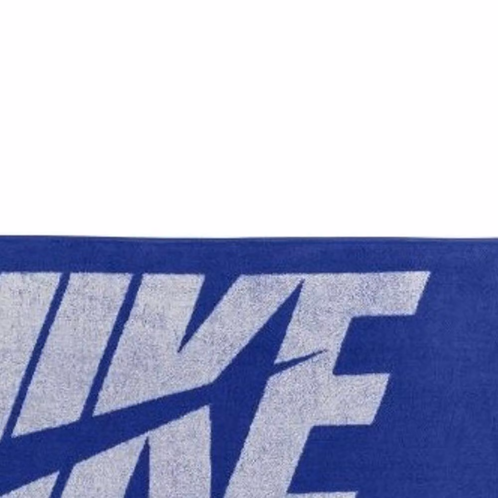 Nike Graphic Print Cotton Jacquard Towel in Blue – 2