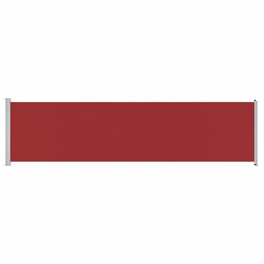 Berkfield Home Red Retractable Side Awning with Polyester Fabric and Steel Frame, W/H: 160 x 600 cm – 2