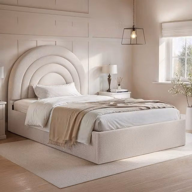 Flair Modern Upholstered Ottoman Bed with Lift Up Base, W/D: 120 x 200 cm