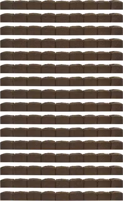 Garden Gear Roman Stone Effect Eco-friendly Border Edging in Brown