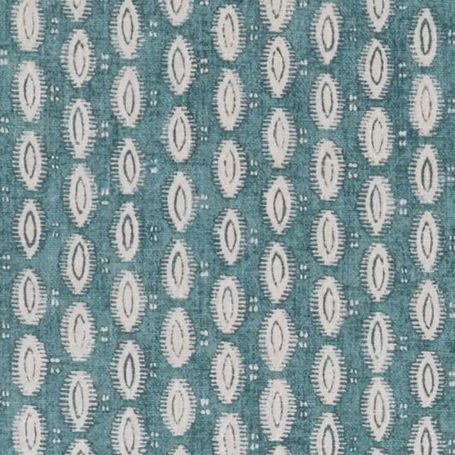 iLiv Maala Fabric Laguna Blue and Turquoise Adult Chair