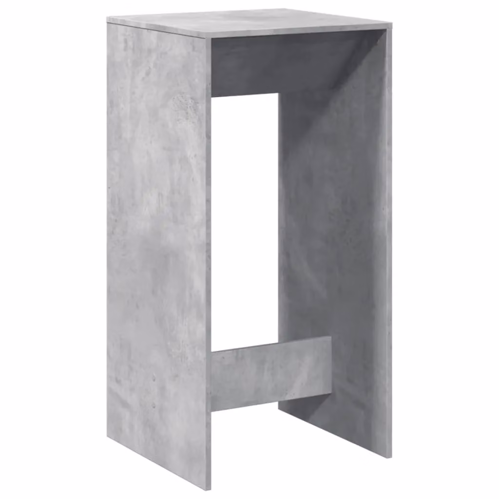 Berkfield Home Bar Table in Concrete Grey, W/D/H: 51 x 50 x 103.5 cm – 2