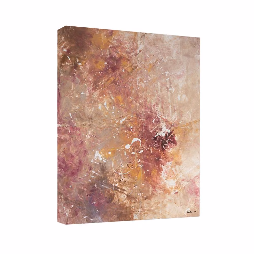 Anna Bernad Twilight Embers Multicolour Abstract Canvas Print – 2
