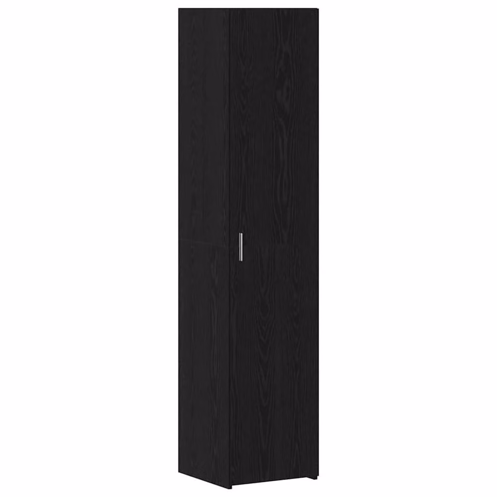 Berkfield Home Black Oak Highboard W: 40 cm, D: 42.5 cm, H: 185 cm – 3