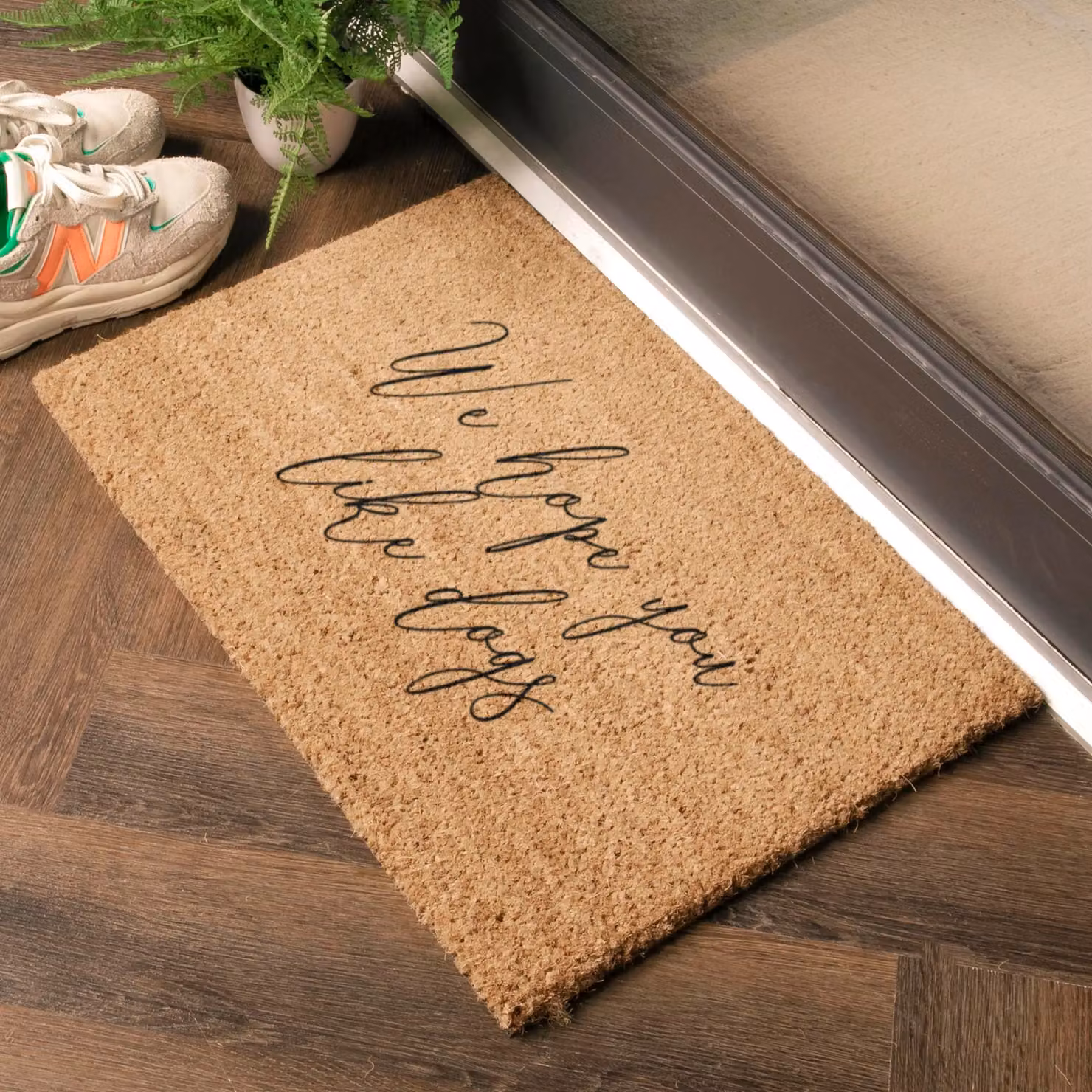 Artsy Mats We Hope You Like Dogs Coir Doormat, Brown, W/D/H: 60 x 40 x 1 cm – 2