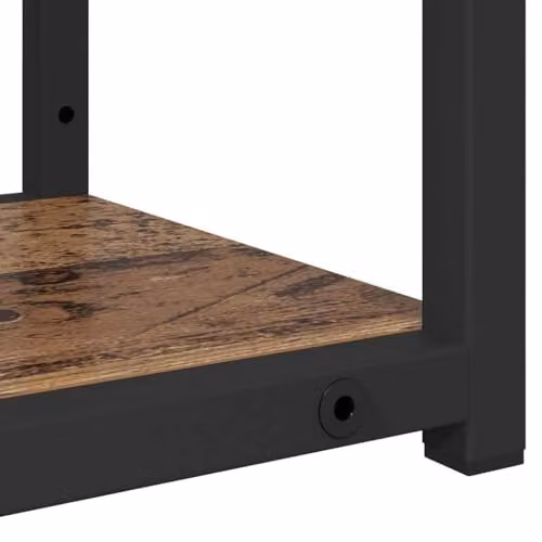 vidaXL Wall-Mounted Modern Wood Shelf in Brown, W/D/H: 80 x 21 x 78.5 cm – 3