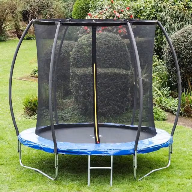 Leapfrog Lantern Shaped Trampoline with Safety Net, Blue, Diameter: 304.8 cm