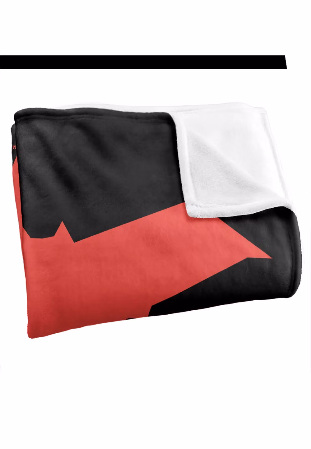 DC Comics Batman Red Hood White Fleece Hooded Blanket W/D/H: 152 x 127 cm – 1