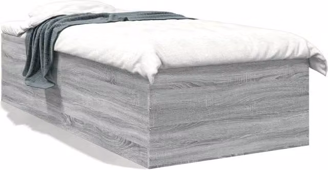 Berkfield Home Sonoma Small Single Bed Frame in Grey