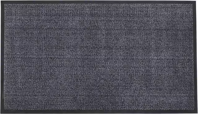 JVL Commodore Barrier Mat, Blue and Black, W: 80 cm, D: 120 cm