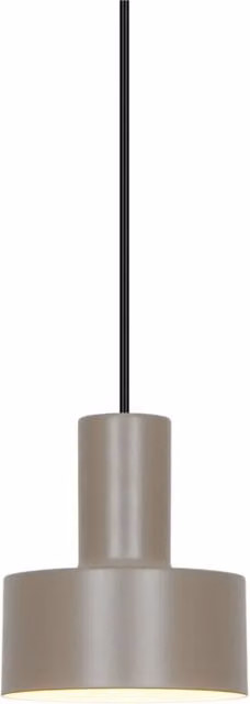 Nordlux Matis Cylinder Pendant Light, Brown Metal, E27, Diameter: 13 cm – 1