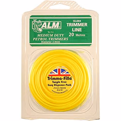 ALM ALMSL004 Yellow Trimmer Line, 2.4 mm x 20 m