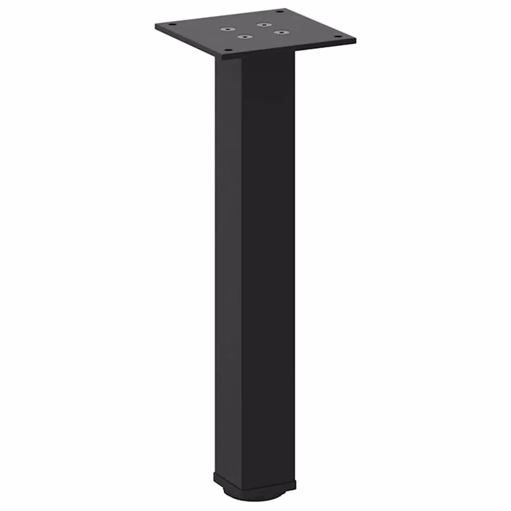 Berkfield Home Black Steel Coffee Table Legs, Set of 4, Height: 30-32 cm – 2