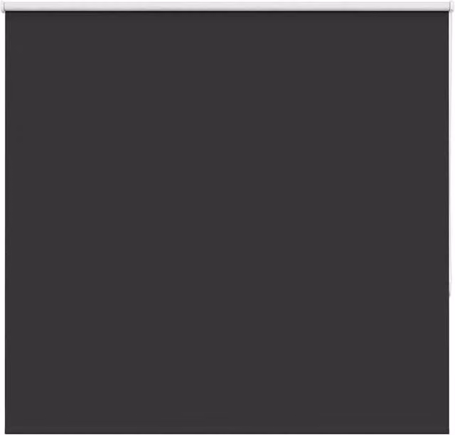 Berkfield Home Blackout Roller Blind, Black, W: 165 cm, H: 175 cm, Thermal Insulating Polyester Fabric – 1
