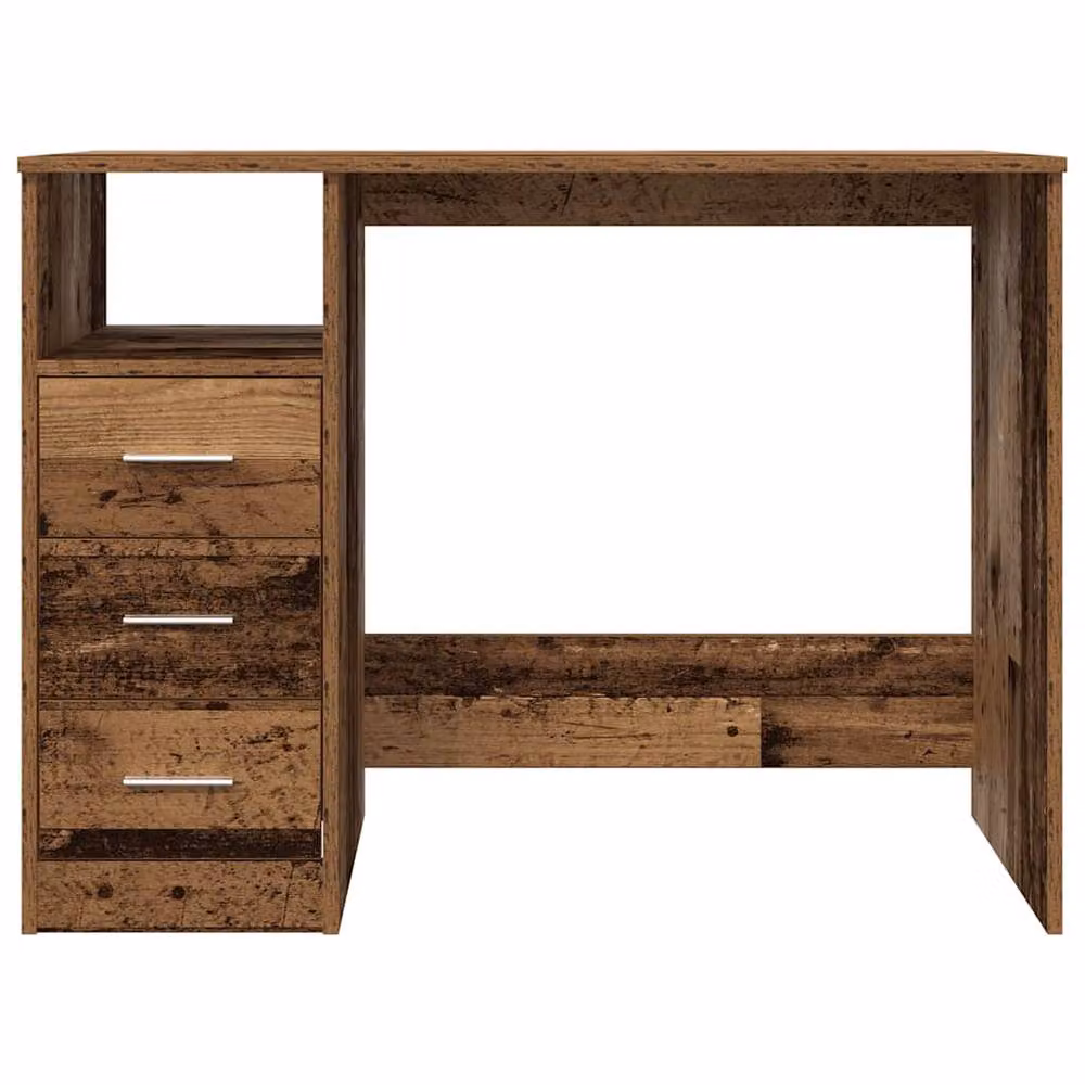 Berkfield Home Modern Computer Desk in Brown, W/D/H: 102 x 76 x 50 cm – 3
