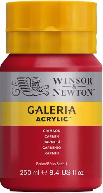 Winsor and Newton Galeria Acrylic Paint Crimson 250ml